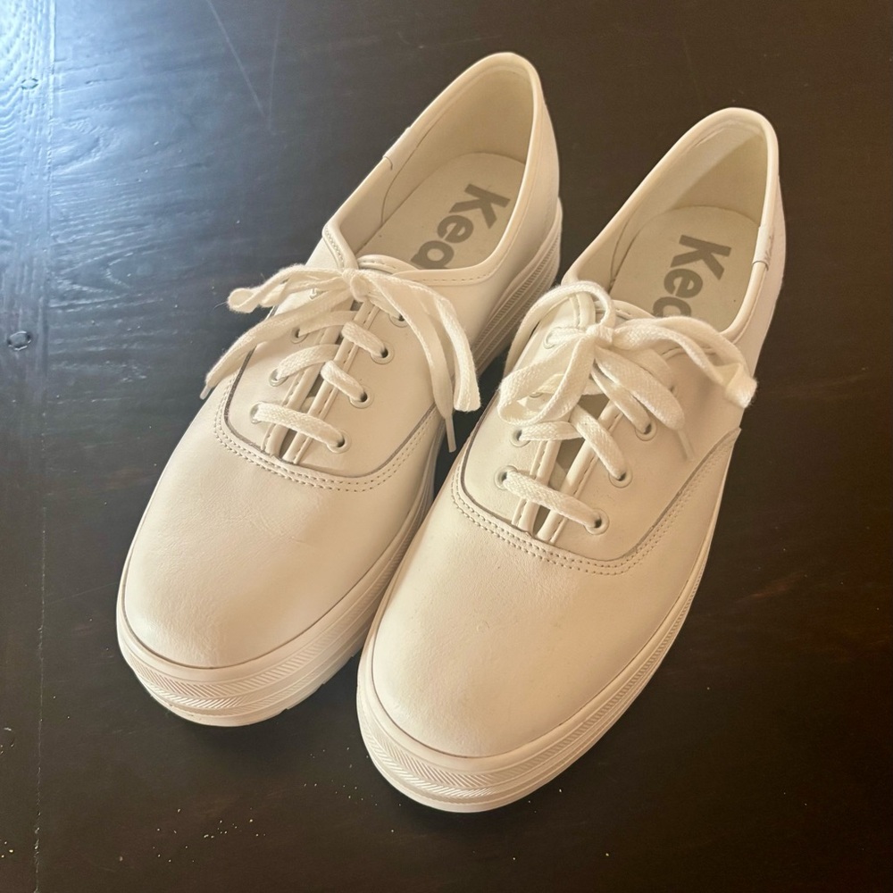 Keds Women's Off-White Lace-Up Sneakers